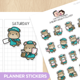 Holiday Happy Mail Sticker Set