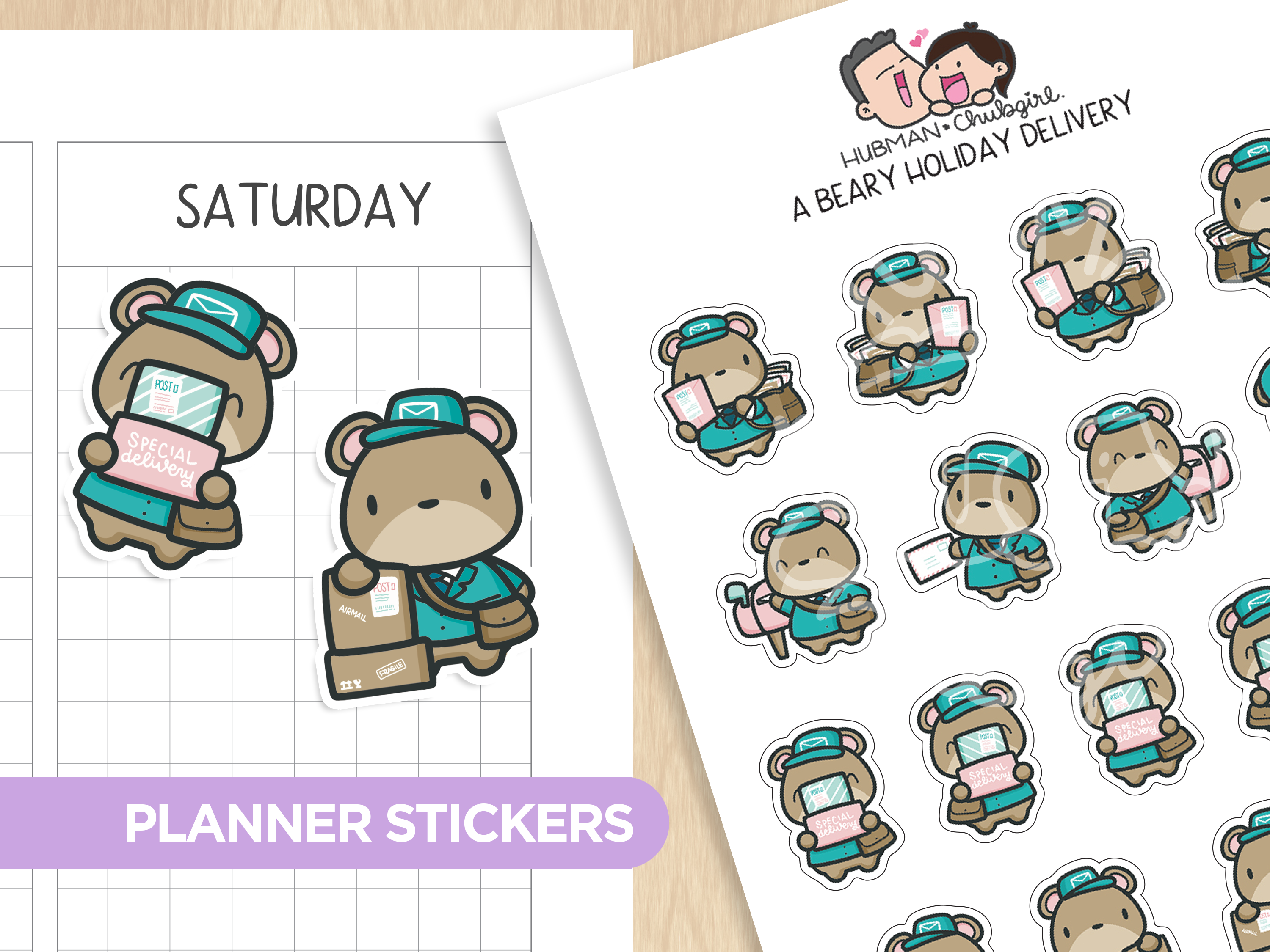 (Pre-order) Holiday Happy Mail Add-On Sticker Set