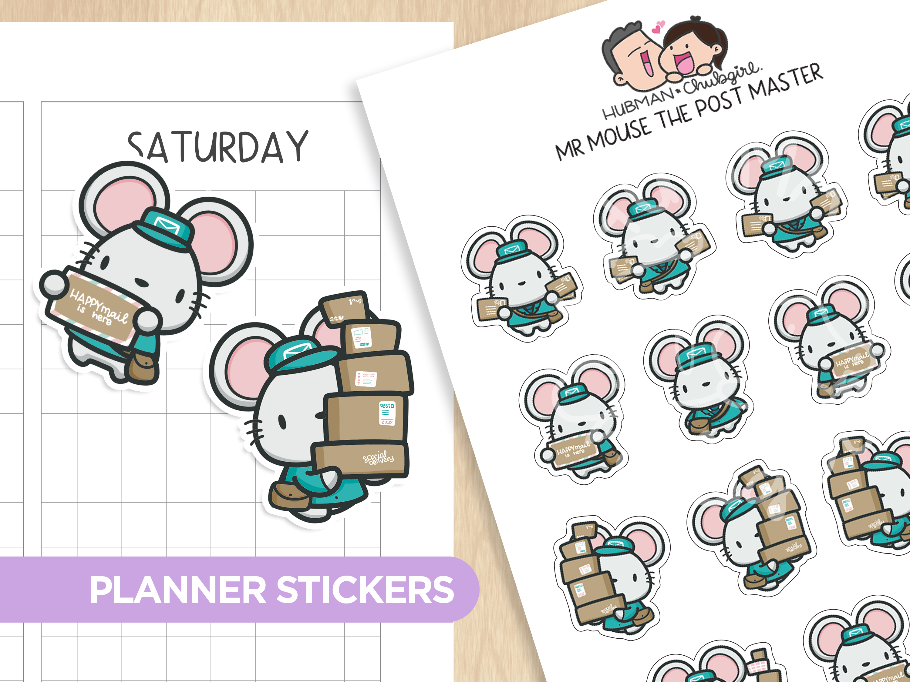 (Pre-order) Holiday Happy Mail Add-On Sticker Set