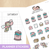 Holiday Happy Mail Sticker Set