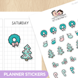 Holiday Happy Mail Sticker Set