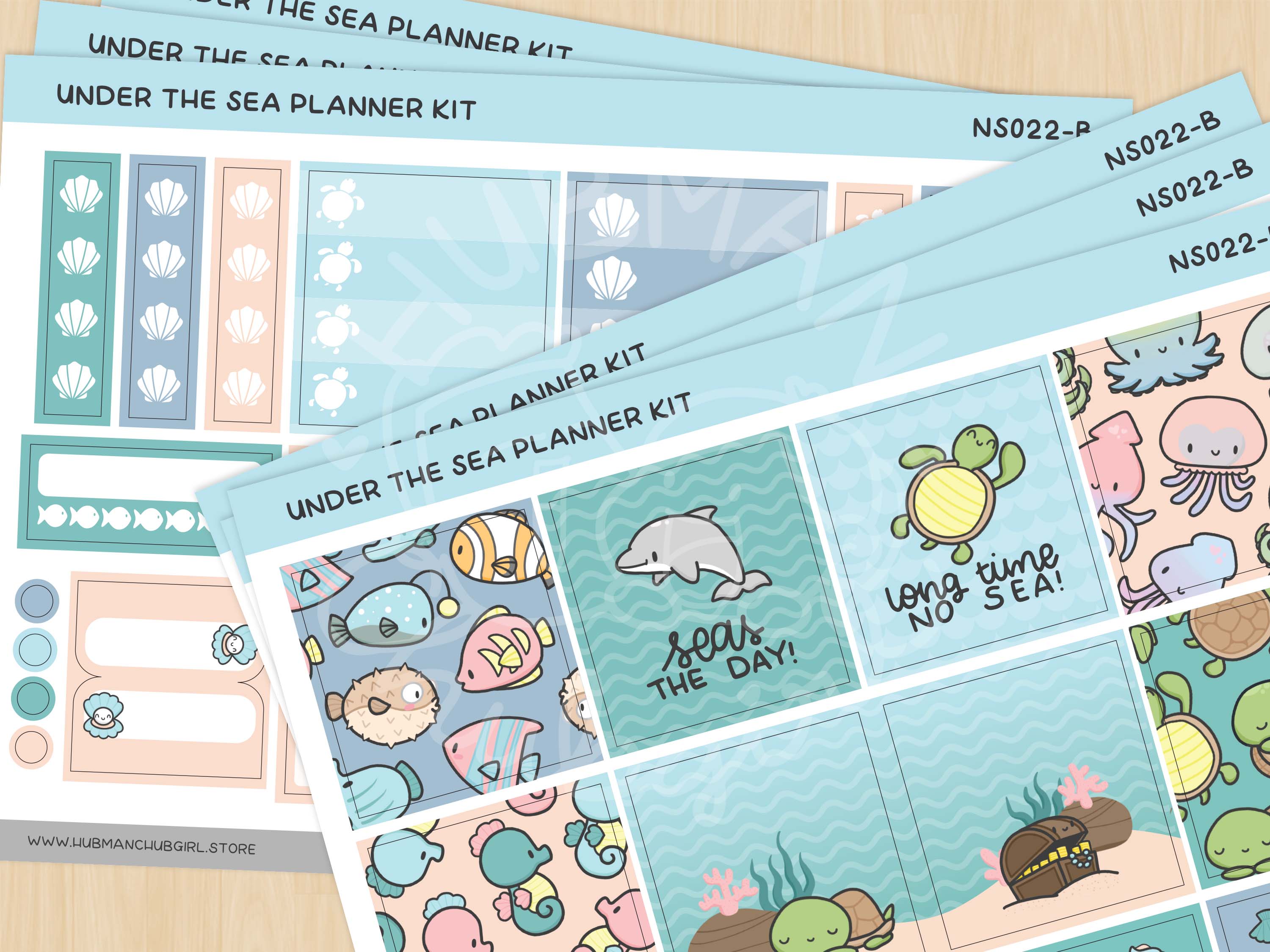 Under the Sea Planner Kit  (Set of 6)