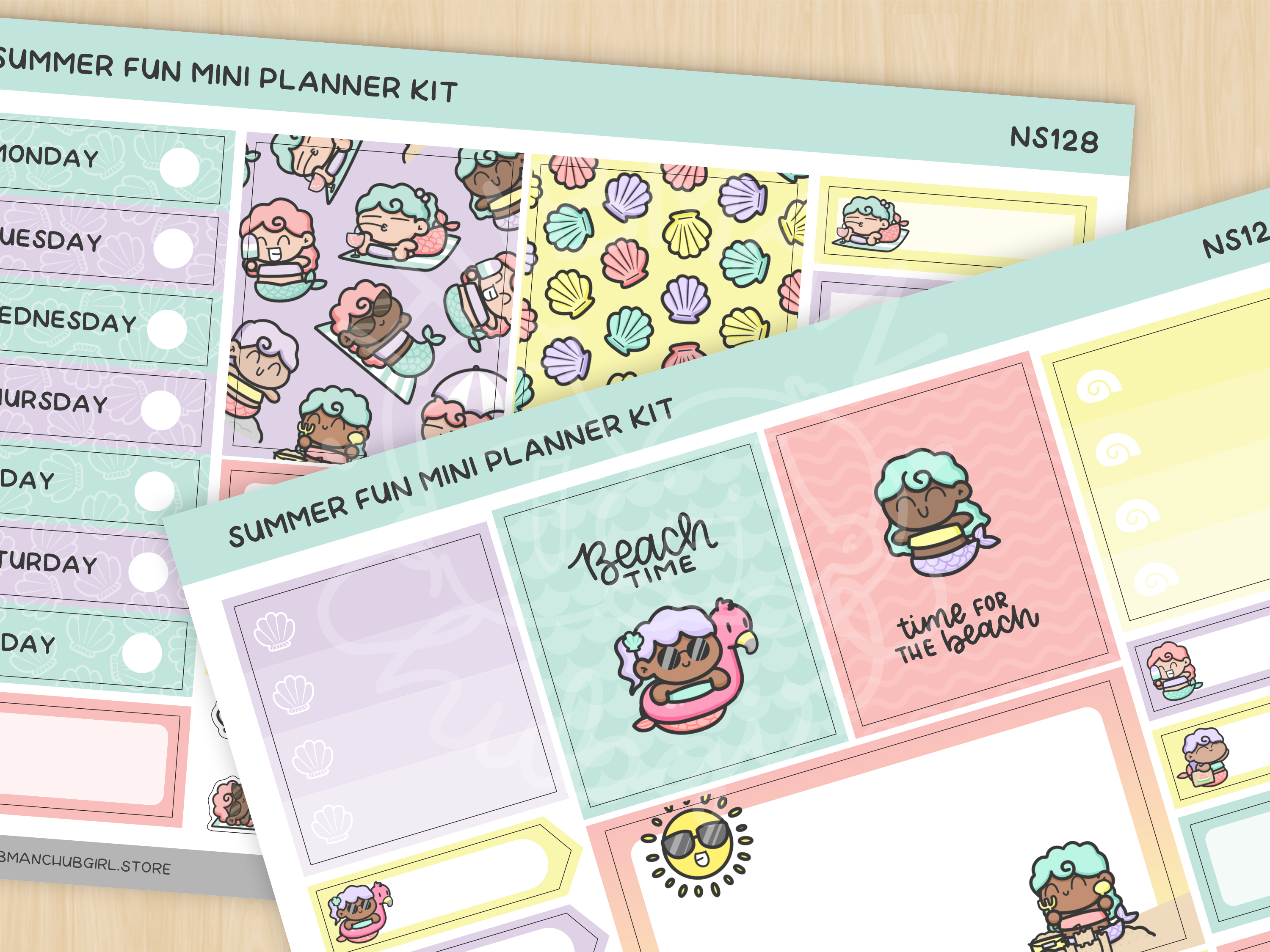 Summer Fun Mini Planner Kit (Set of 2)