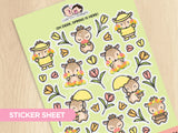 Oh Deer, Spring is Here Sticker Set