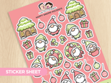 Christmas Gnomes Sticker Sheet