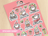 Happy Holidays from the Gnomes Sticker Sheet
