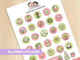 Christmas Countdown Sticker Sheet