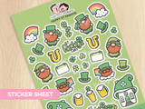 Happy St Paddy's! Sticker Sheet