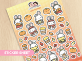 Cozy Bunnies Sticker Sheet