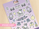 Happy 2026 Sticker Sheet