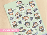 Springtime Flowers Sticker Sheet
