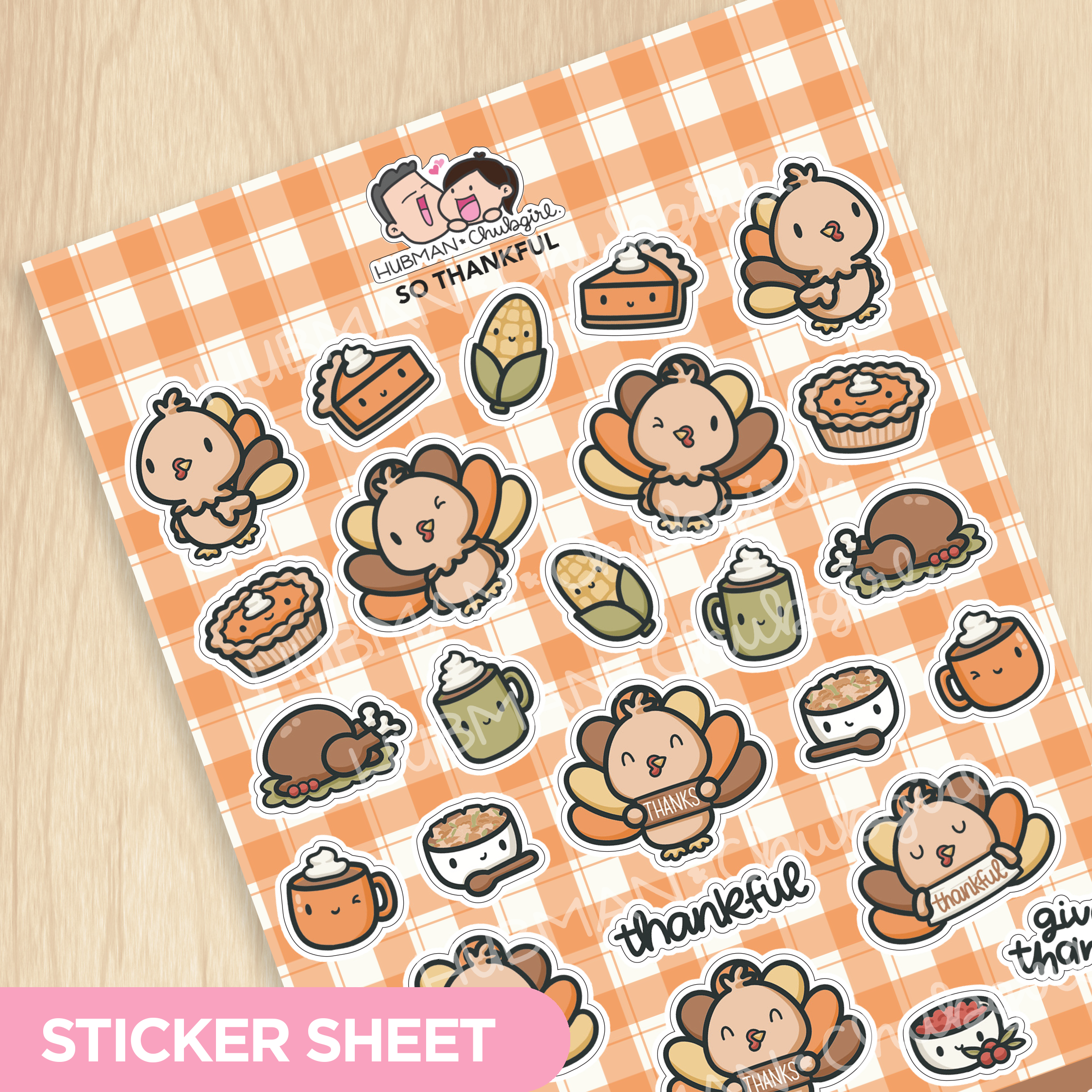 So Thankful Sticker Sheet