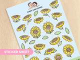 Sunflower Critters Sticker Set