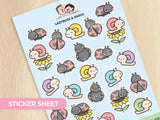 Sunflower Critters Sticker Set