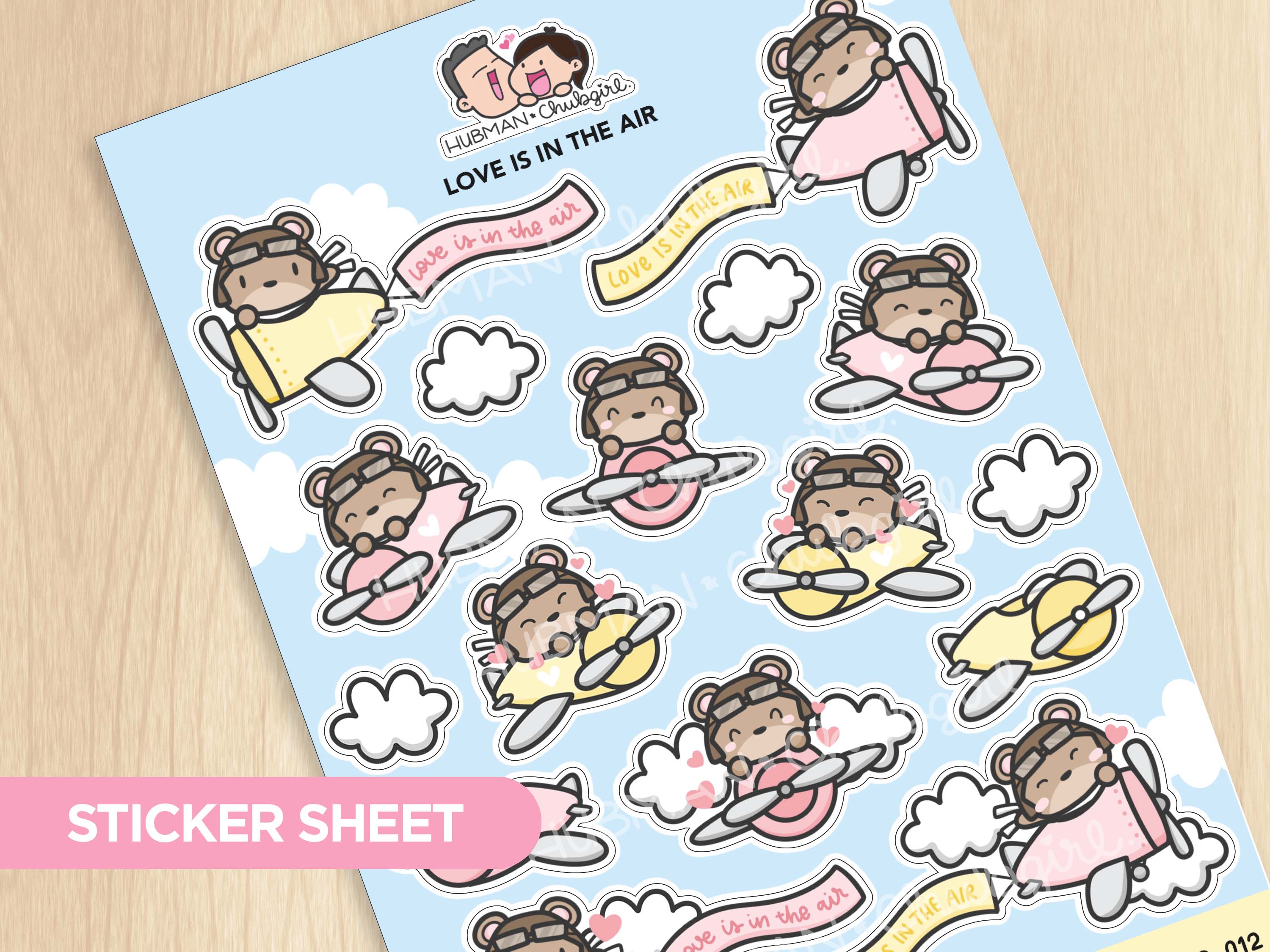 Sticker Sheet - Love is in the air
