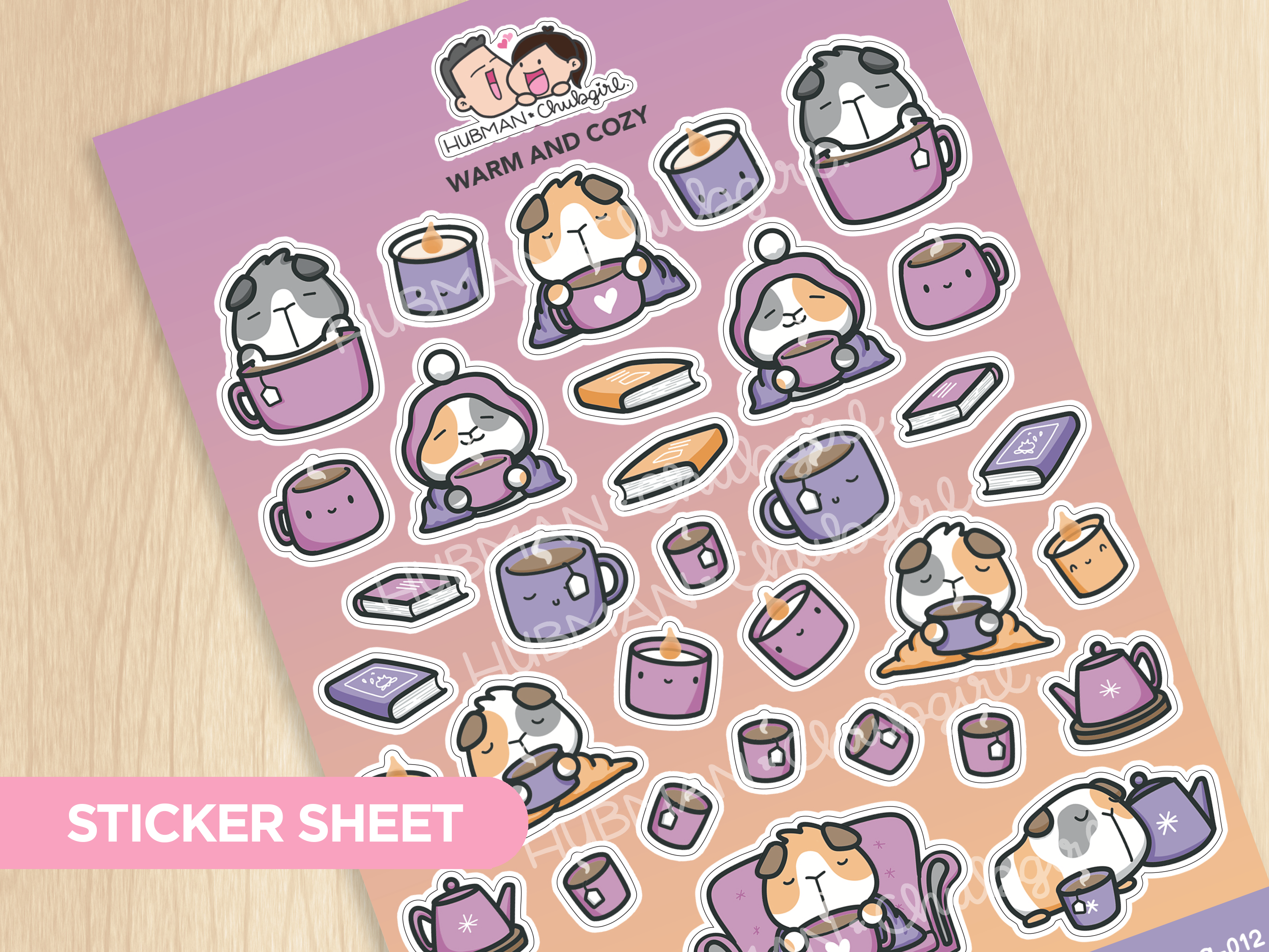 Warm and Cozy Sticker Sheet