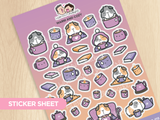 Warm and Cozy Sticker Sheet
