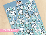 It's Poppin' Here! Sticker Sheet