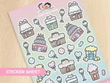 Sweet Sweet Town Sticker Sheet
