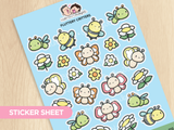 Fluttery Critters Sticker Sheet
