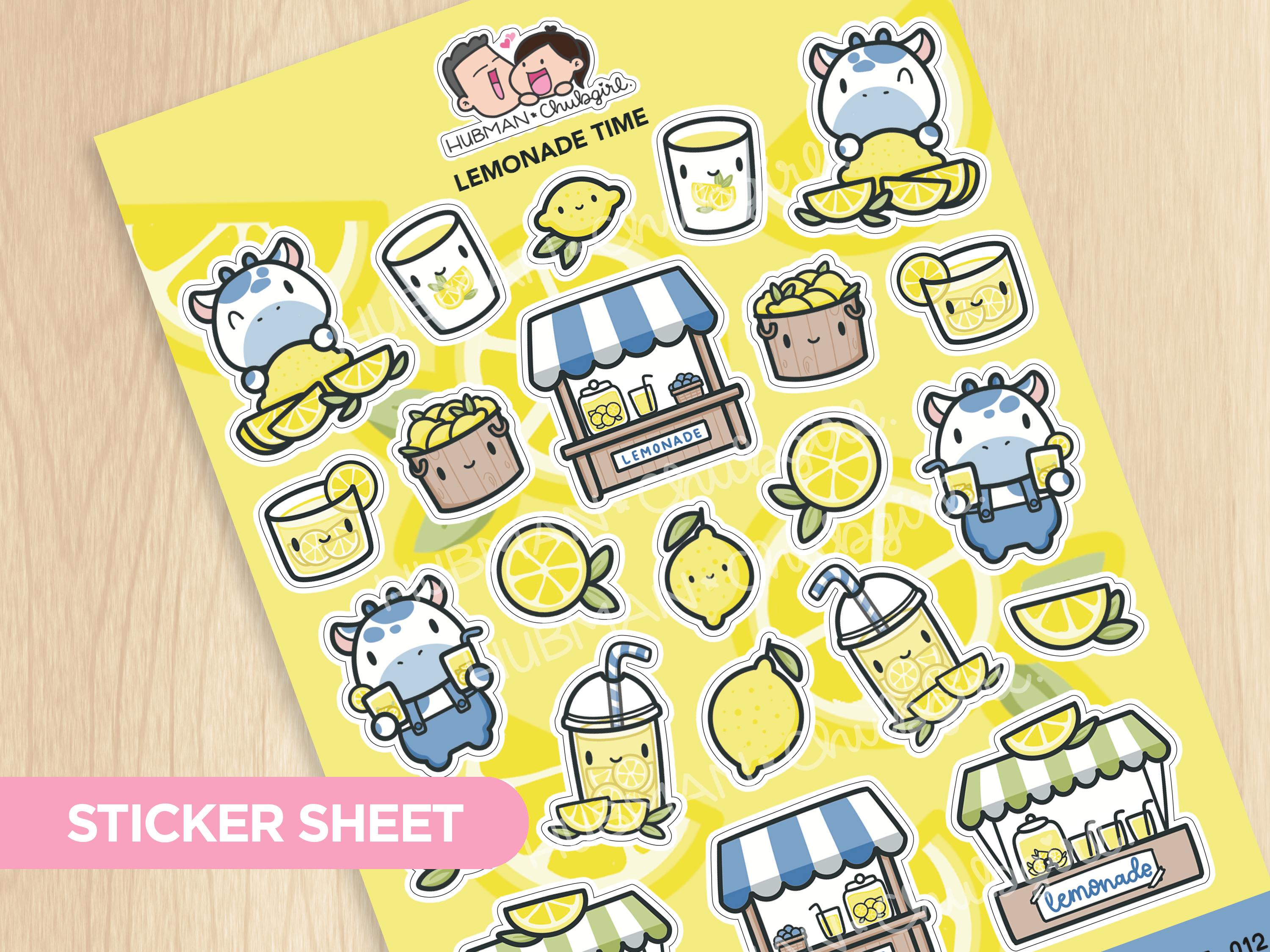 Lemonade Time Sticker Sheet