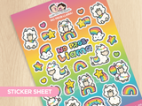 No Prob-Llama! Sticker Sheet