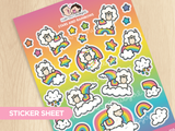 Stars and Rainbows Sticker Sheet