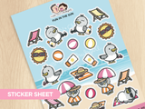 Fun in the Sun Sticker Sheet