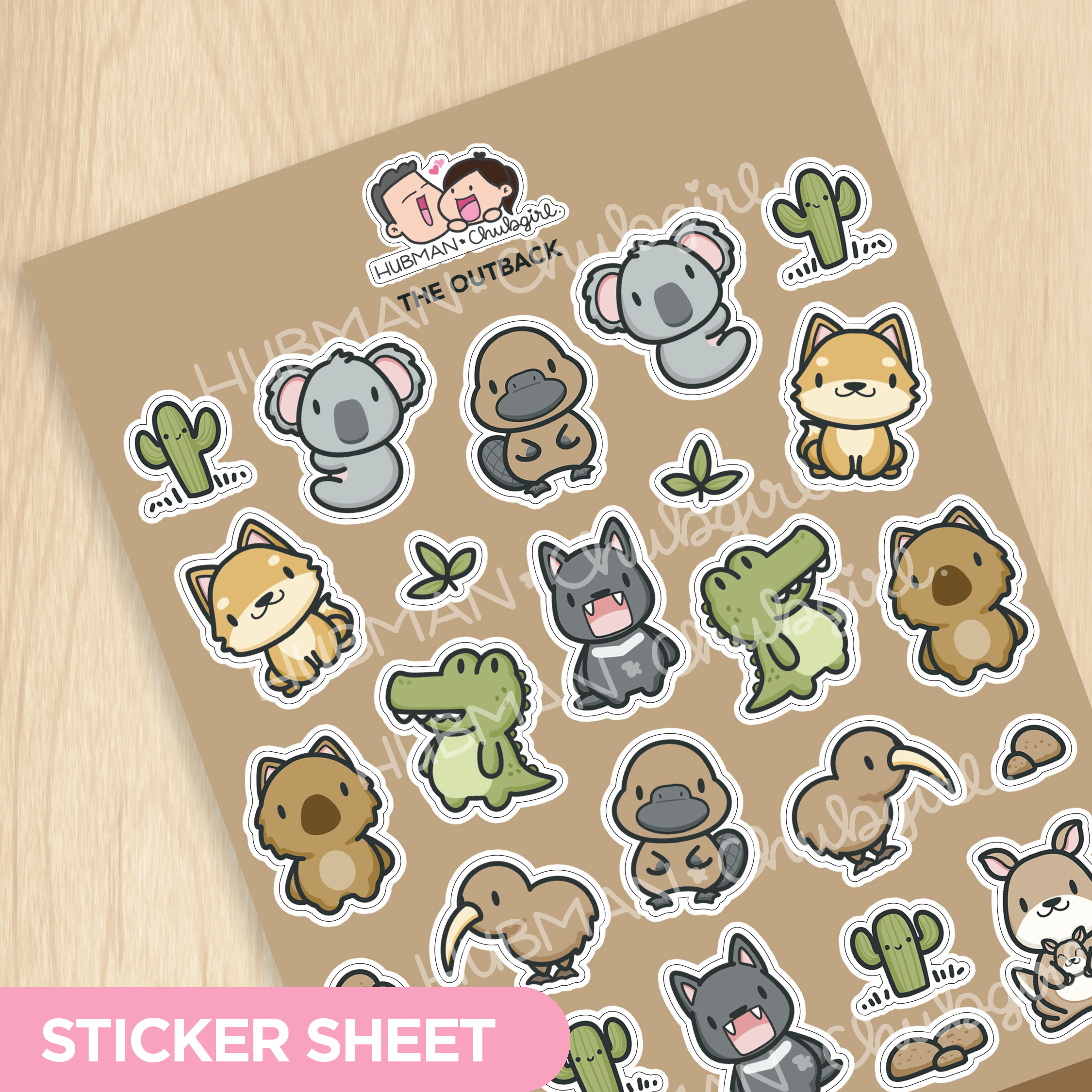 The Outback Sticker Sheet