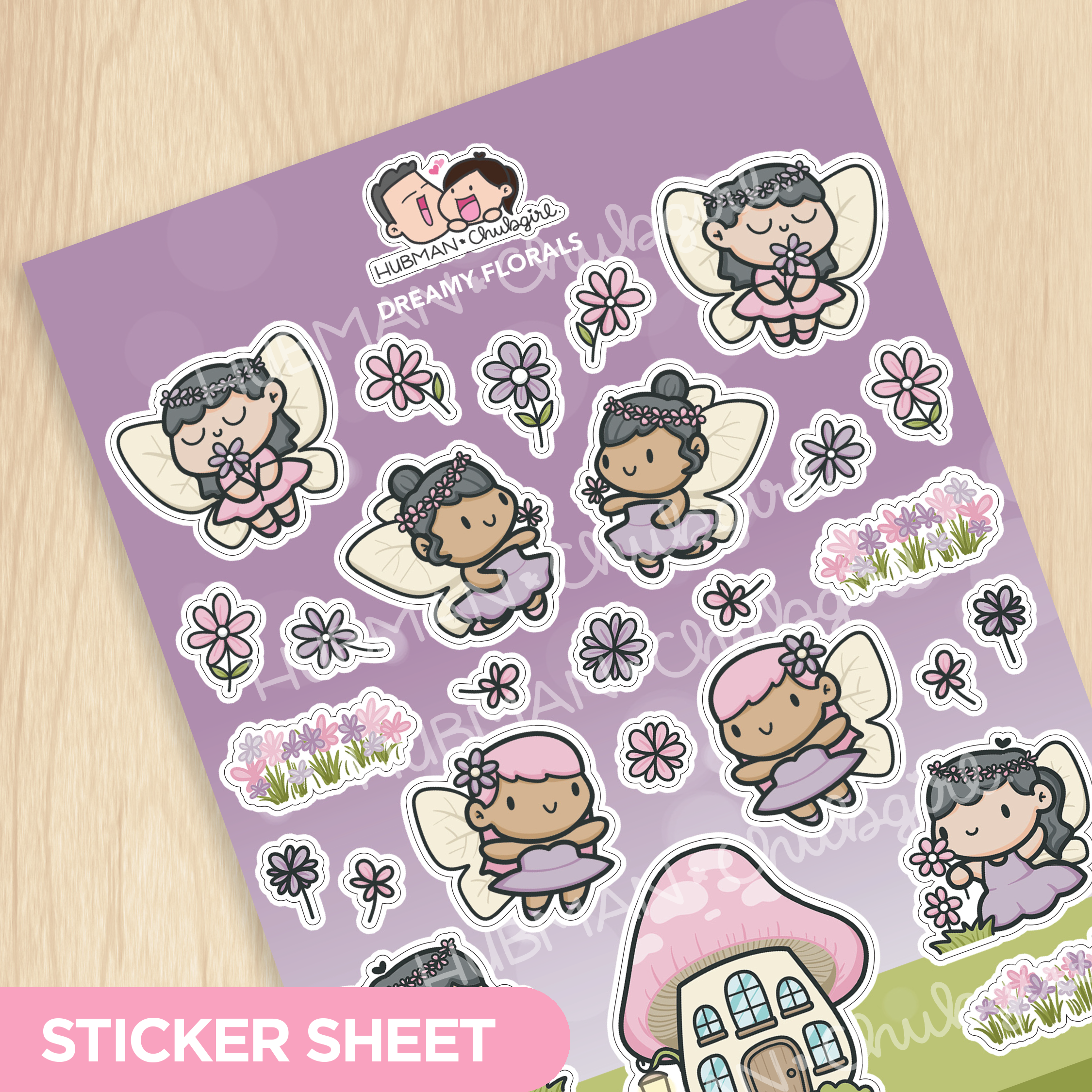 Dreamy Florals Sticker Sheet