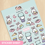 Pajama Party Sticker Sheet