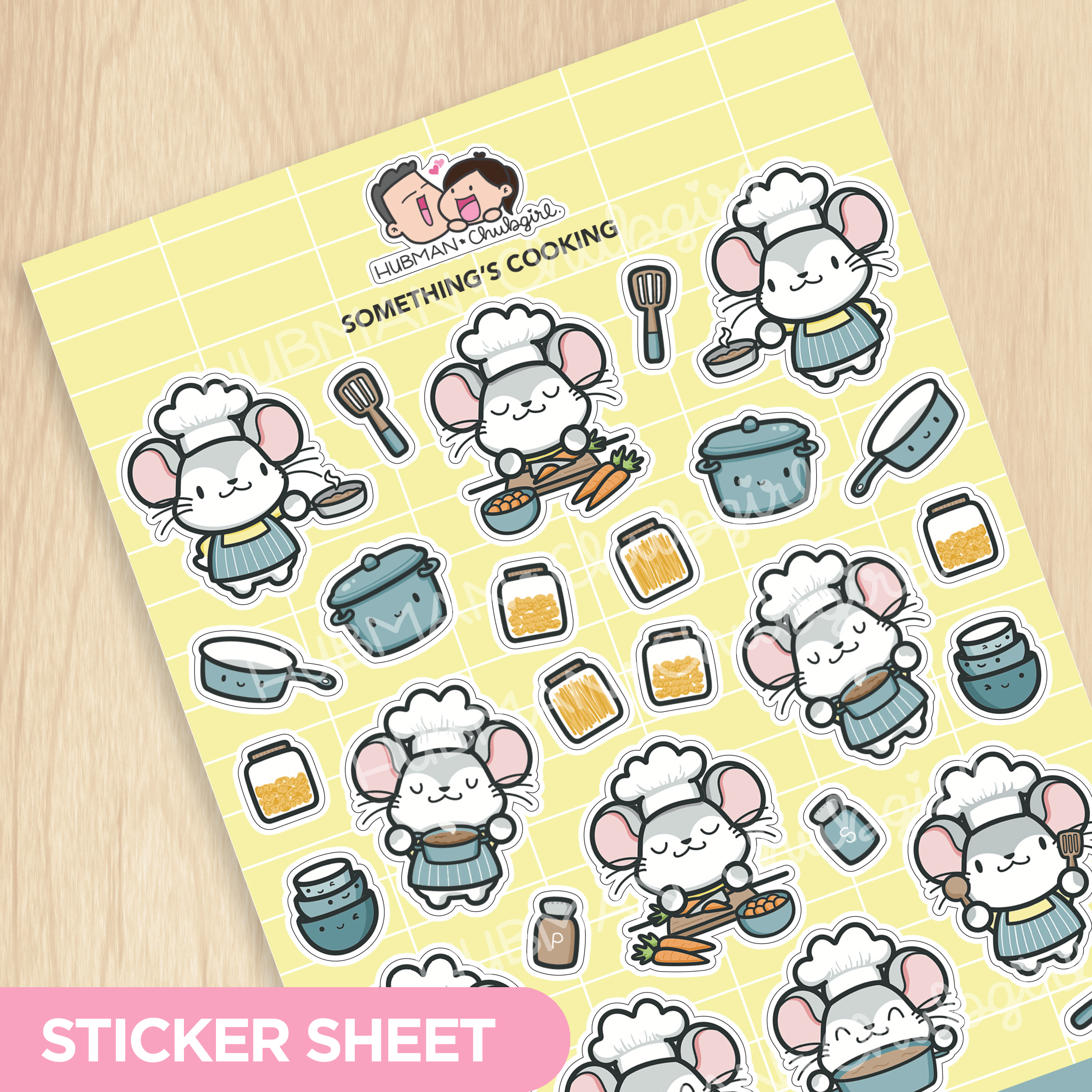 Something's Cooking Sticker Sheet