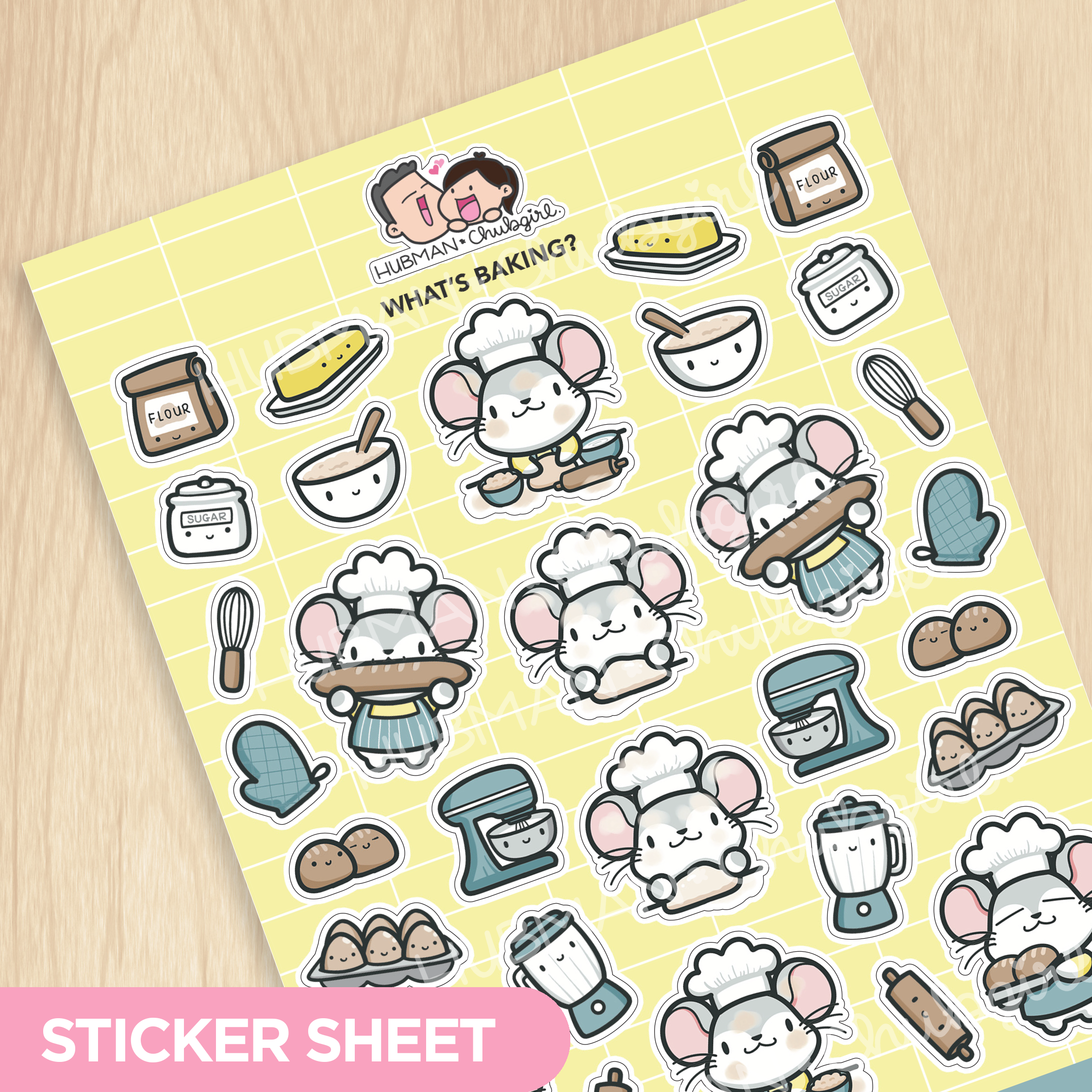 What's Baking? Sticker Sheet