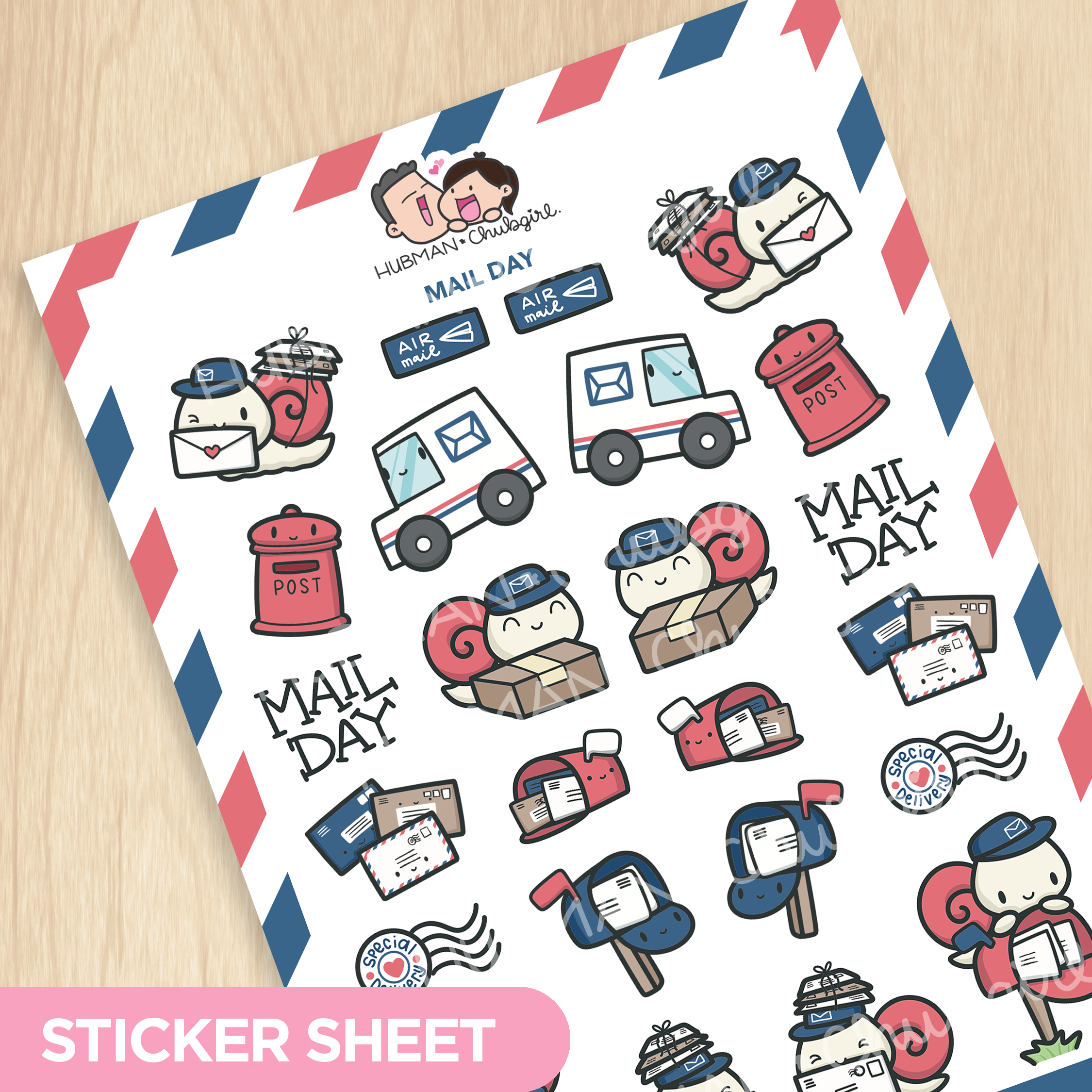 Mail Day Sticker Sheet