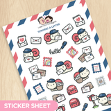 Sending a Letter Sticker Sheet