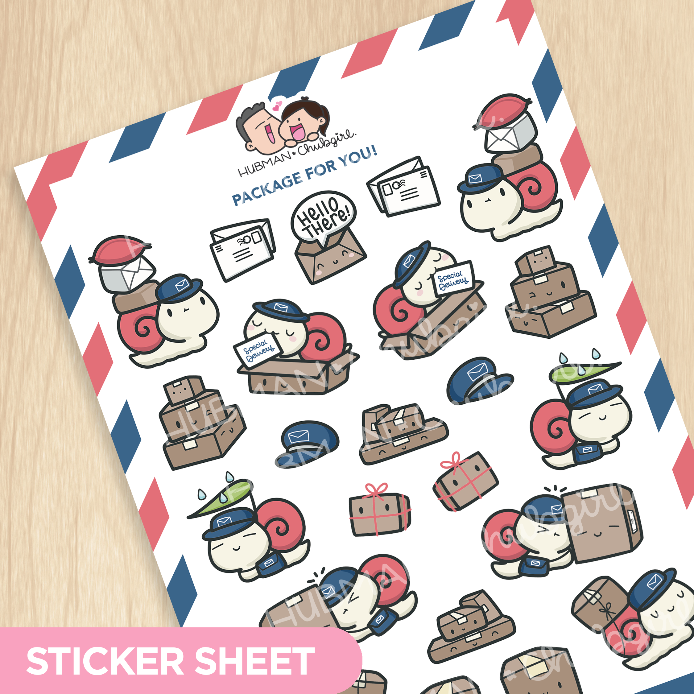 Package for You! Sticker Sheet