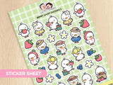 Lucky Duckies Sticker Set