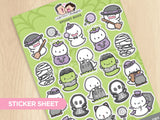 Spooky Boos Sticker Sheet