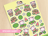 Watermelon Harvest Sticker Sheet