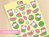 Summer Watermelons Sticker Sheet