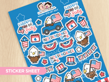 4th of July Sticker Set