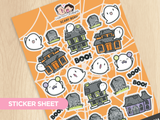 Spooky Boos Sticker Set