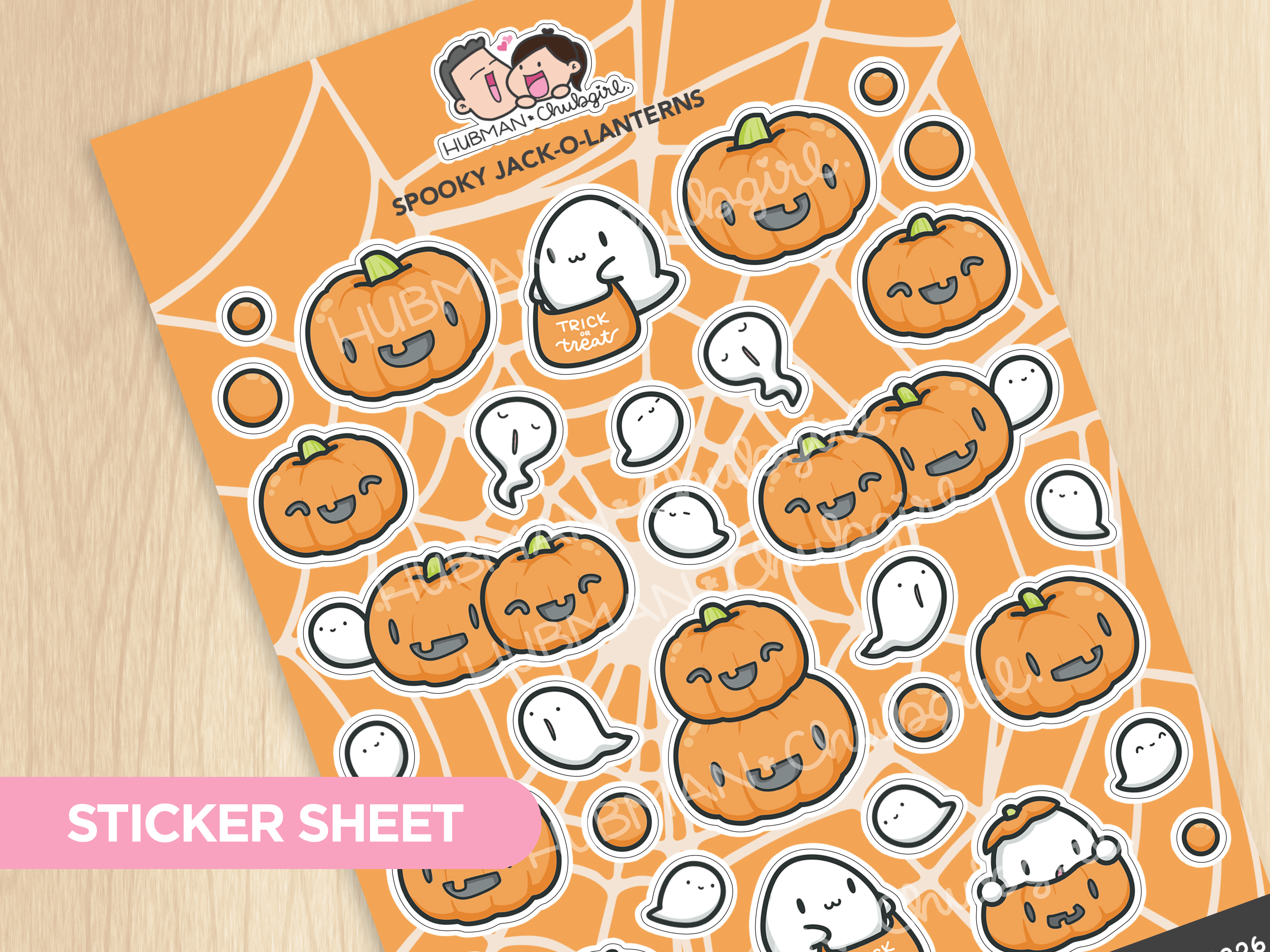Spooky Boos Sticker Set