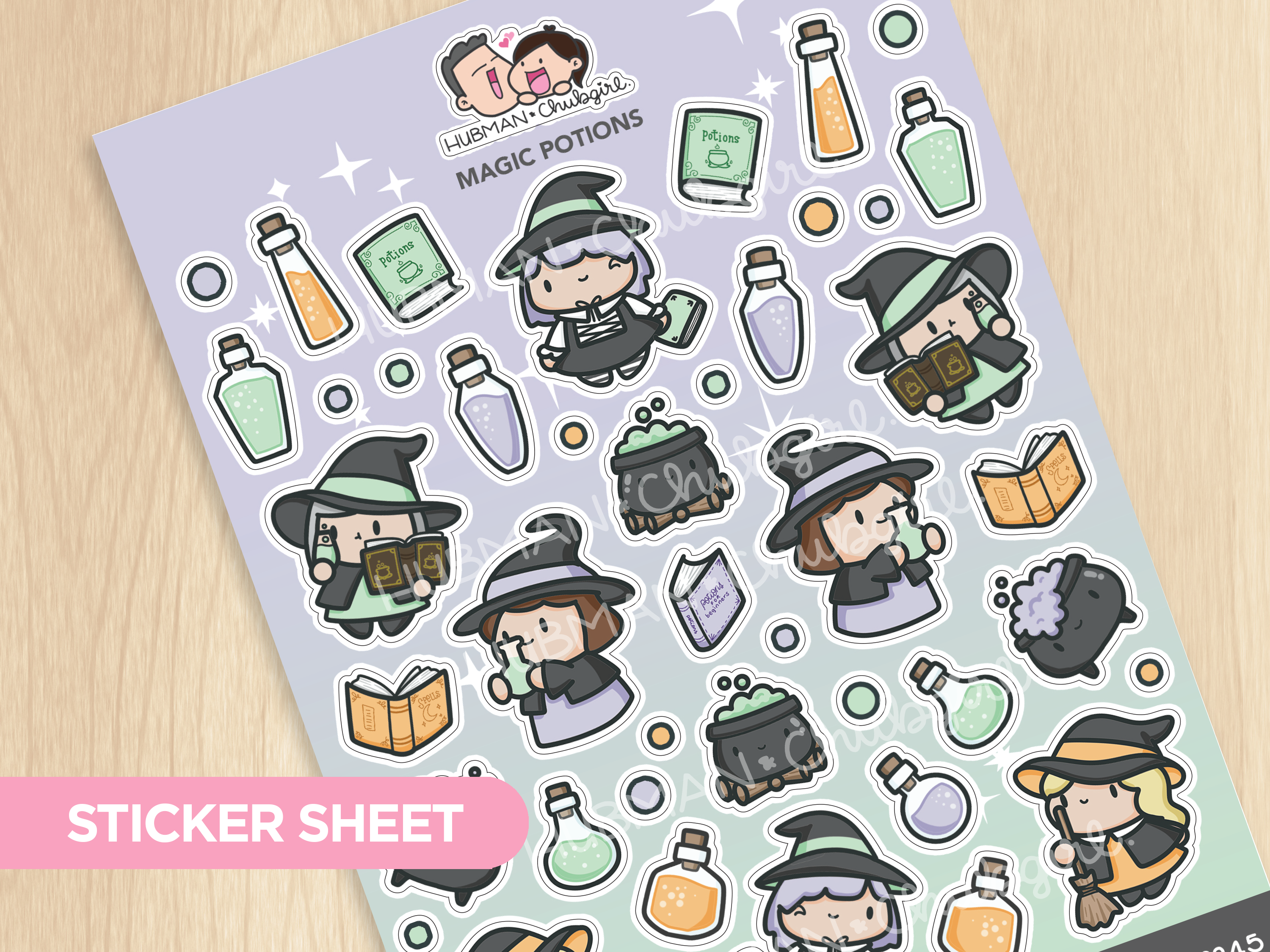 Magic Potions Sticker Sheet