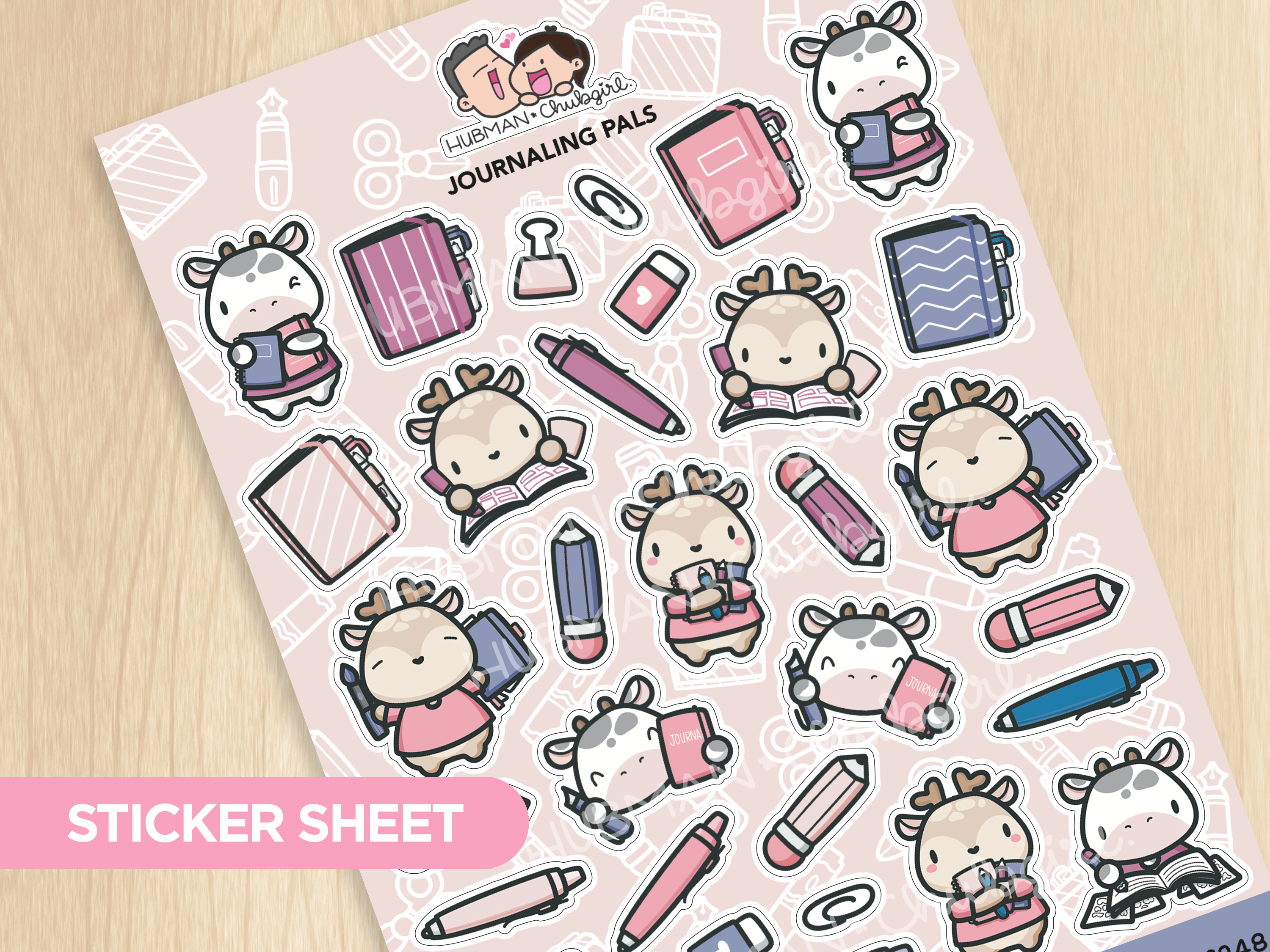 Journaling Pals Sticker Sheet
