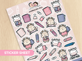 Stationery Buddies Sticker Set