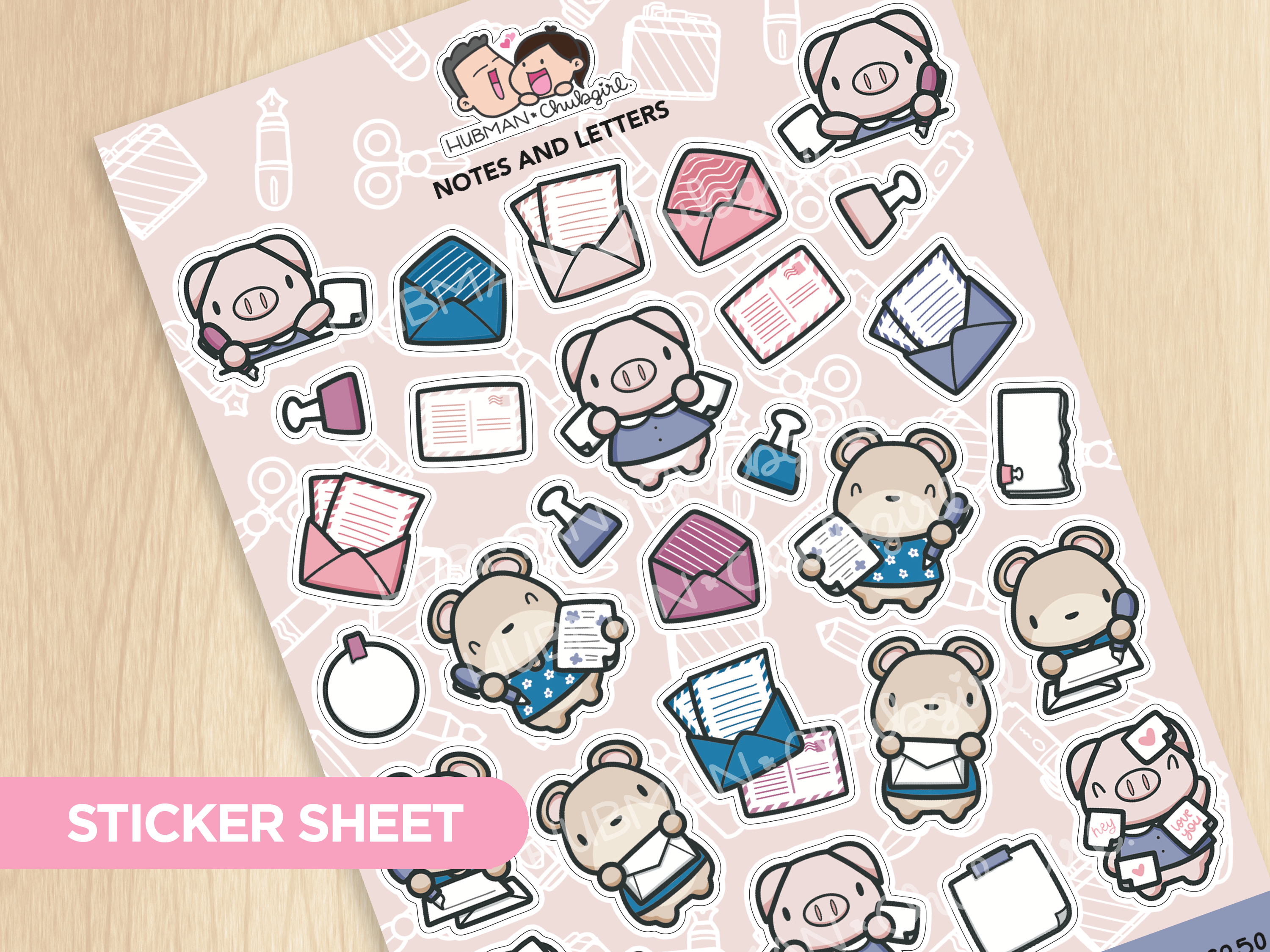 Stationery Buddies Sticker Set
