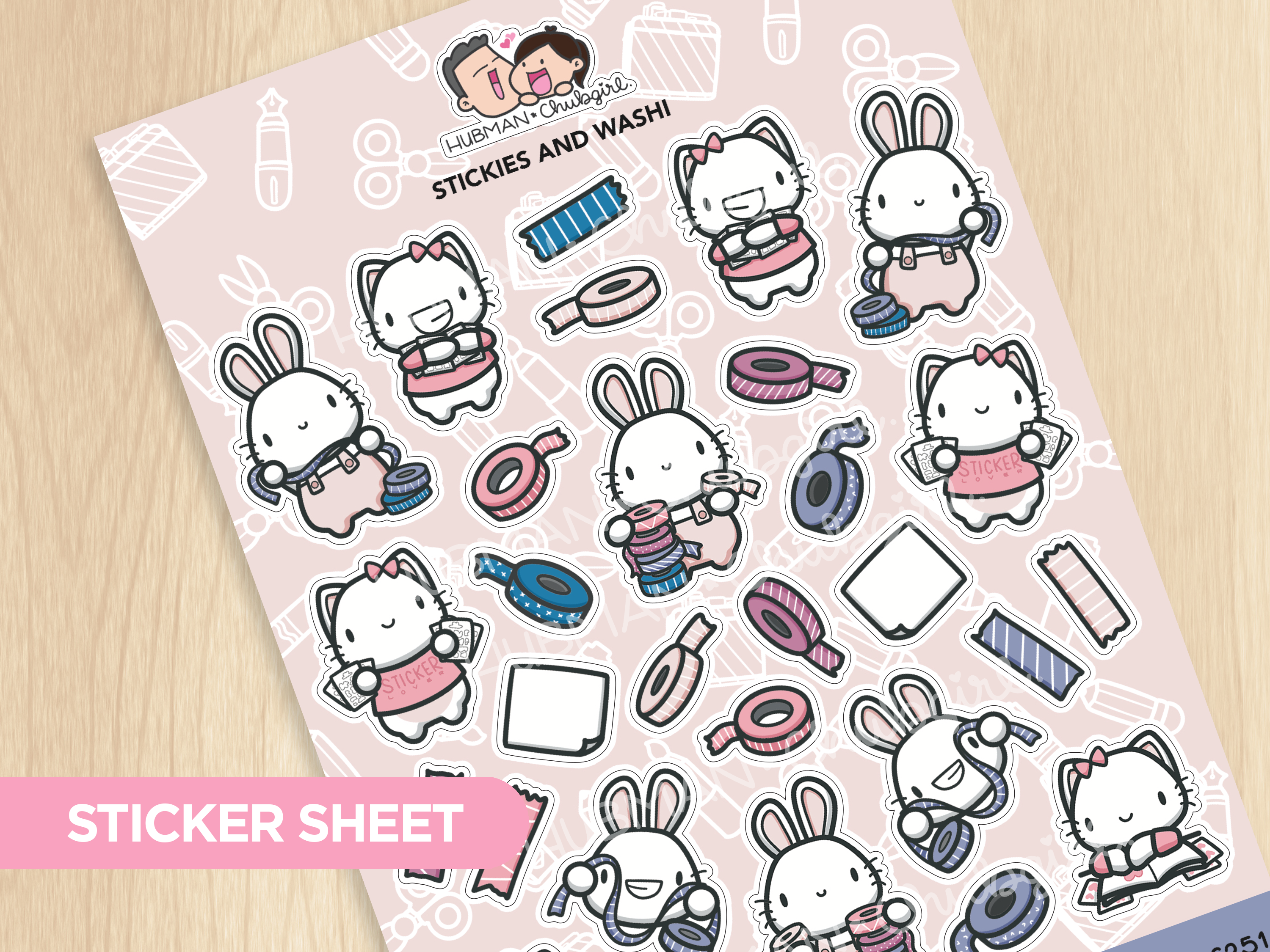 Stationery Buddies Sticker Set