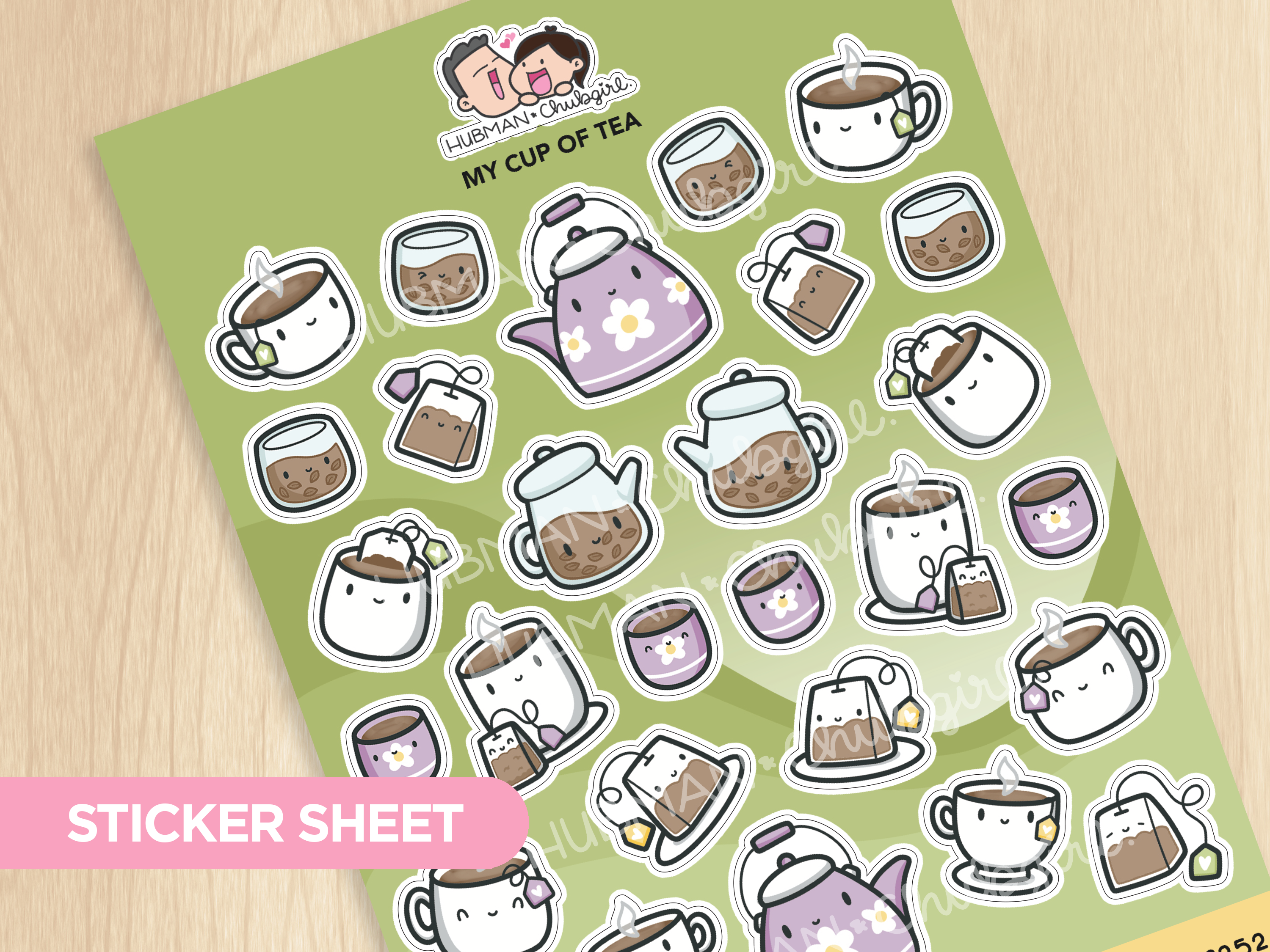 My Cup of Tea Sticker Sheet