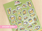 Honey Lemon Tea Sticker Sheet